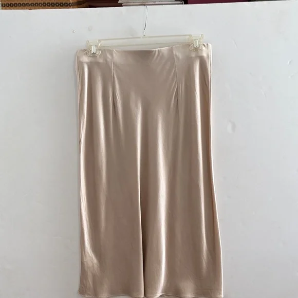 Quince Elegant Cream Midi Skirt - Picture 1 of 1